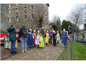 Aussendung der Sternsinger in Naumburg (Foto: Karl-Franz Thiede)